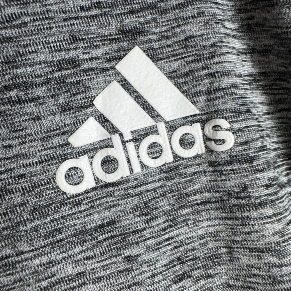 Adidas Golf Mens Gray Space Dye Performance T-Shirt Size M ADVR0827H
